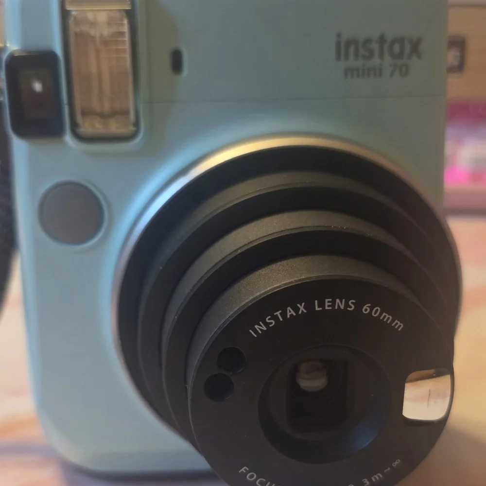 Fujifilm Instax Mini 70 - Mint Green (comes with case and batteries)